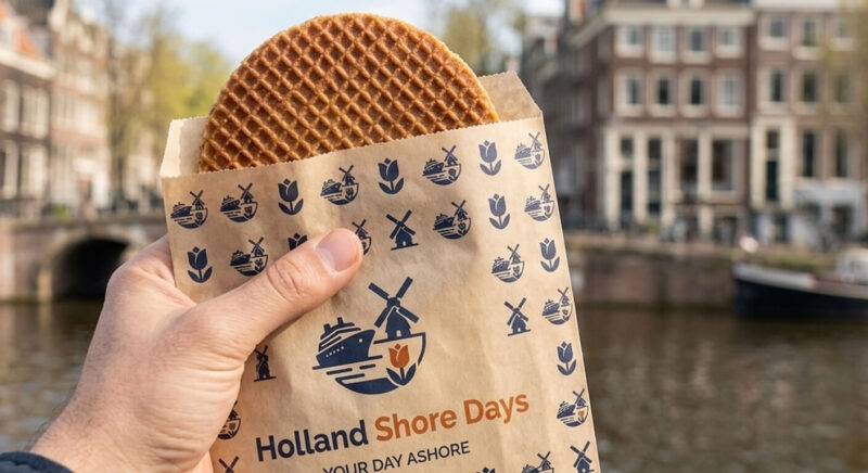 Traditional Dutch stroopwafels and local food specialities — a guide to Dutch food and drink for cruise passengers visiting the Netherlands