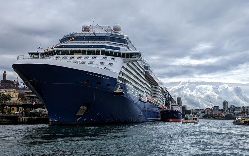 Celebrity Eclipse cruise ship of Celebrity Cruises at sea
